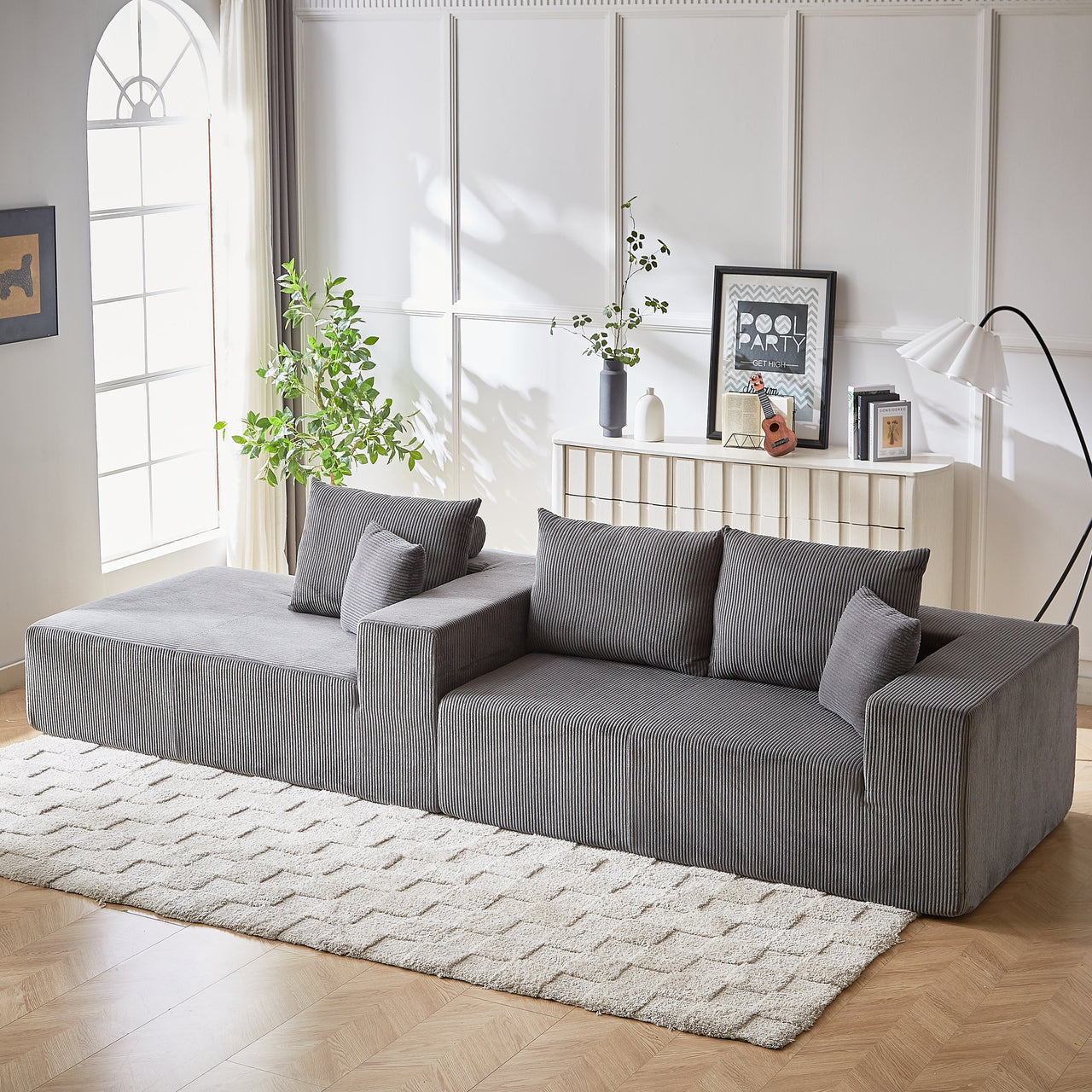 DORIAN 110" Sectional Sofa