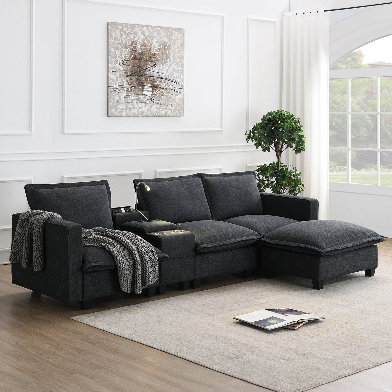 KRALIX 109" Sectional Sofa