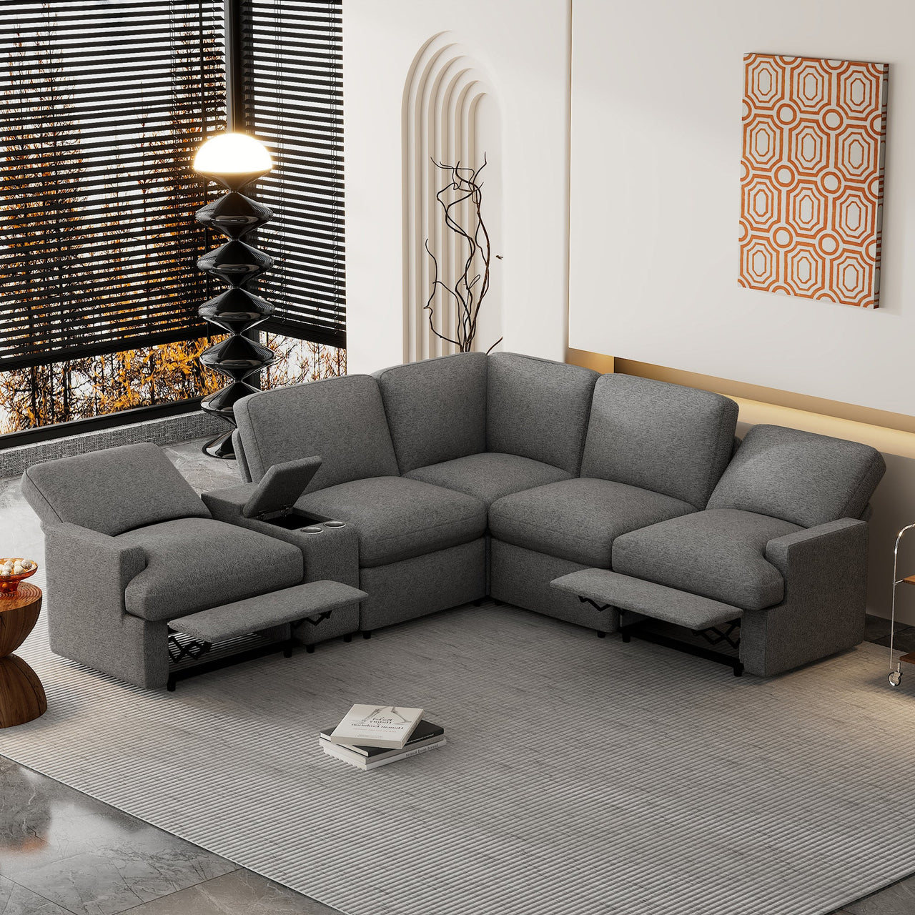 XAVORA 104" Sectional Sofa