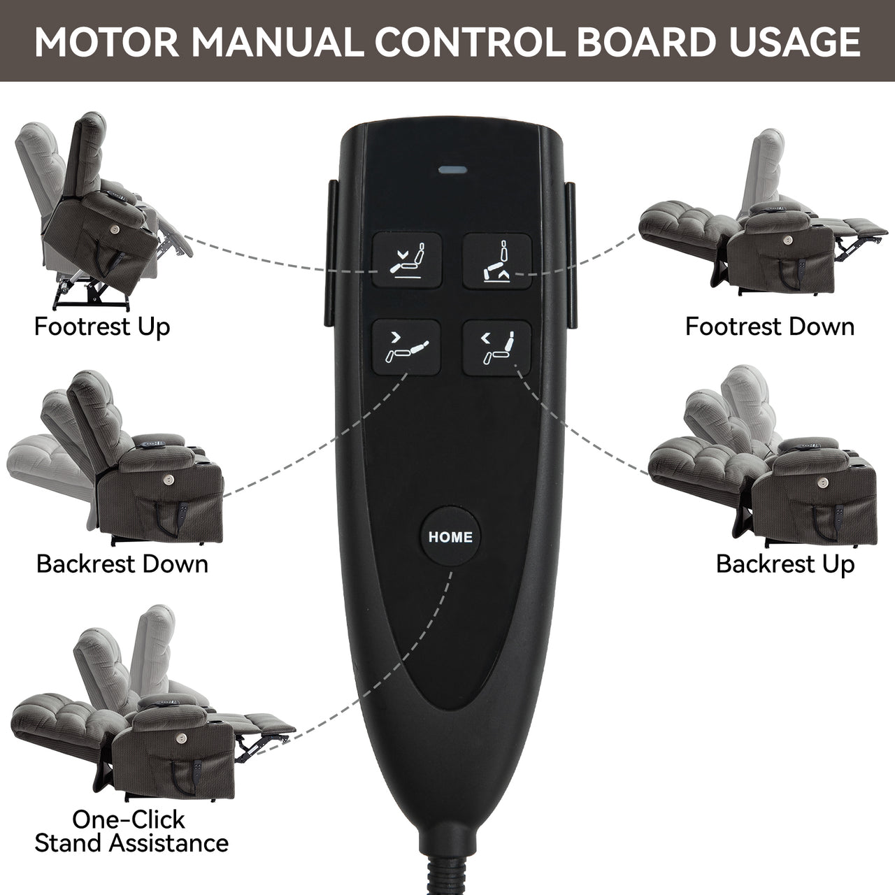 COZYLift Recliner with Heat Massage - 6602 L