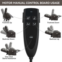 Thumbnail for COZYLift Recliner with Heat Massage - 6602 L