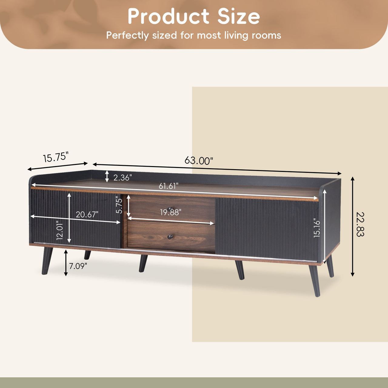 DYNORA 63'' TV Stand