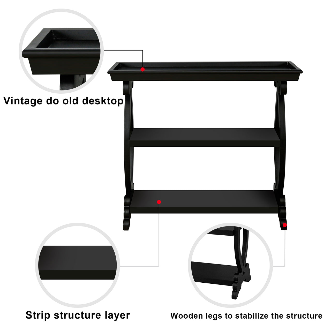 LYTIXA 39" Entryway Table