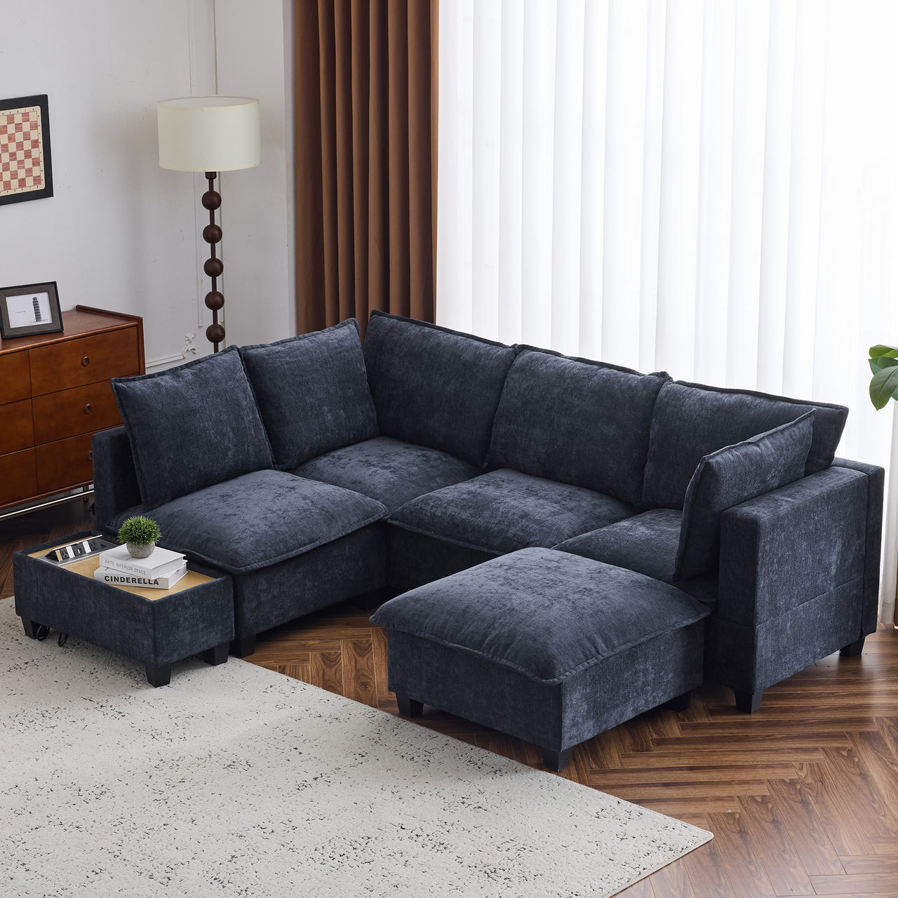 OPHYLEX 90" Sectional Sofa