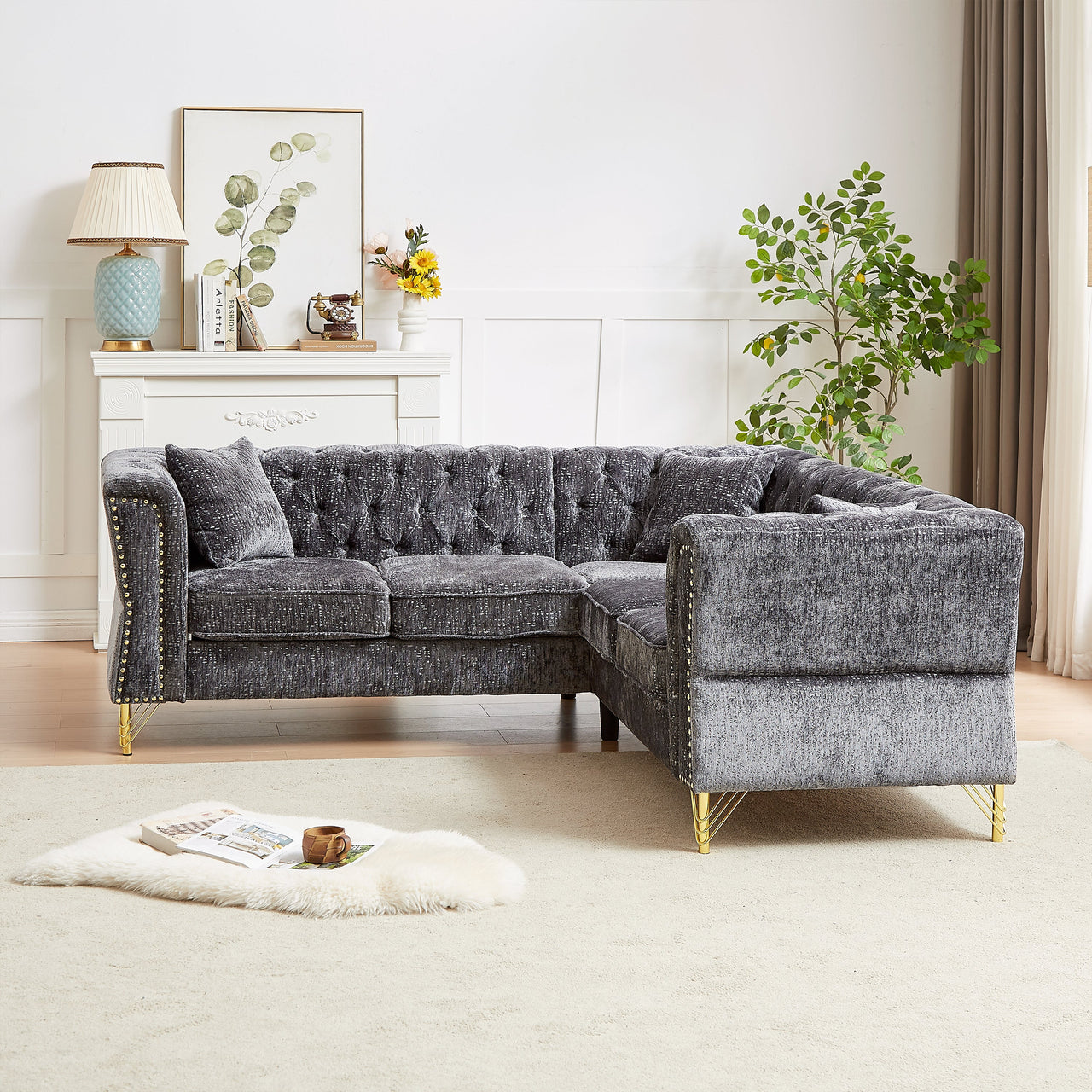 DAPHNE 81" Corner Sofa