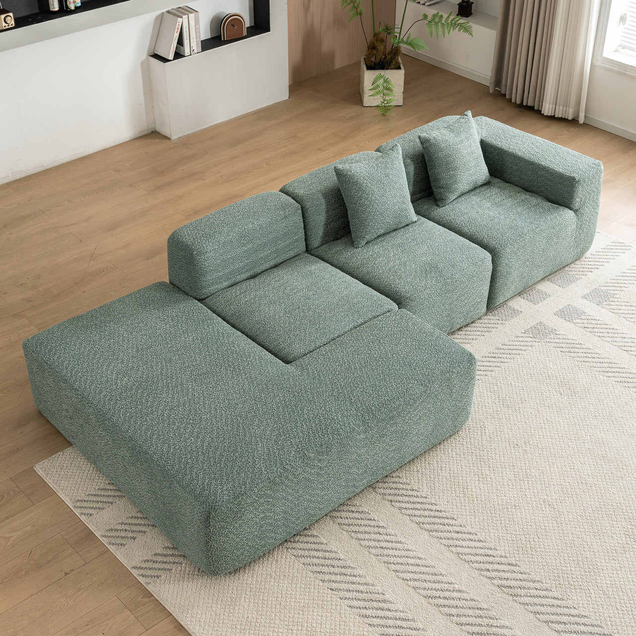 MORVIXA 117" Sectional Sofa