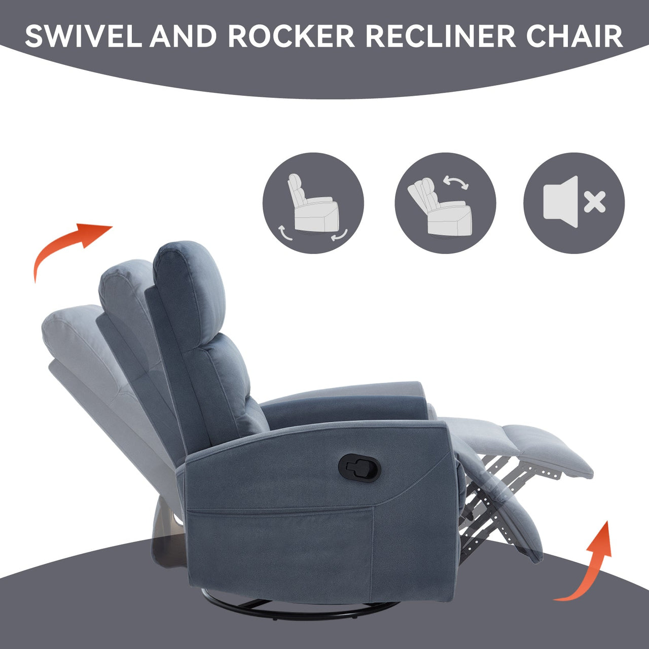 KYRVEZA 26" Recliner Chair