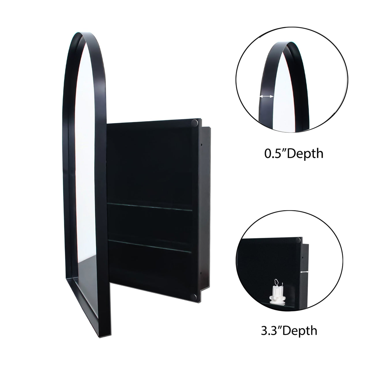 ZYNVEX 36" Wall Mirror