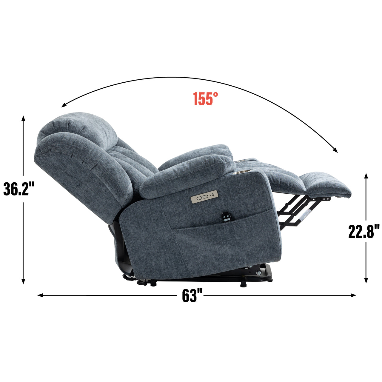 COZYLift Recliner with Heat Massage - 6317 L