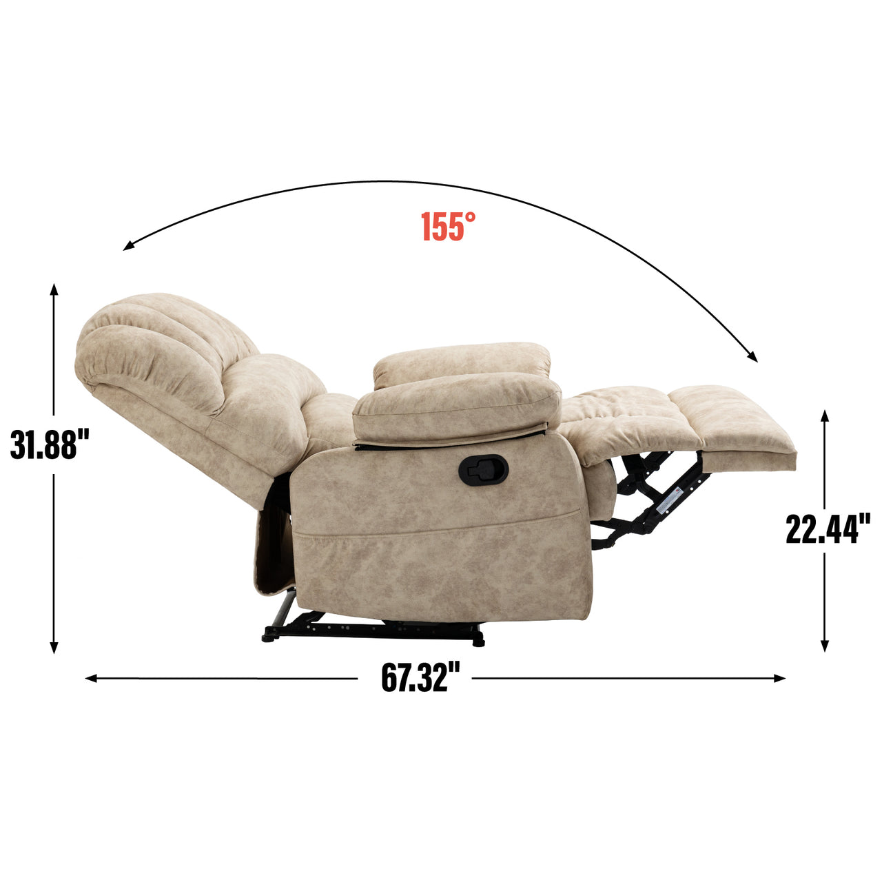 COZYLift 40" Manual Recliner - 0136