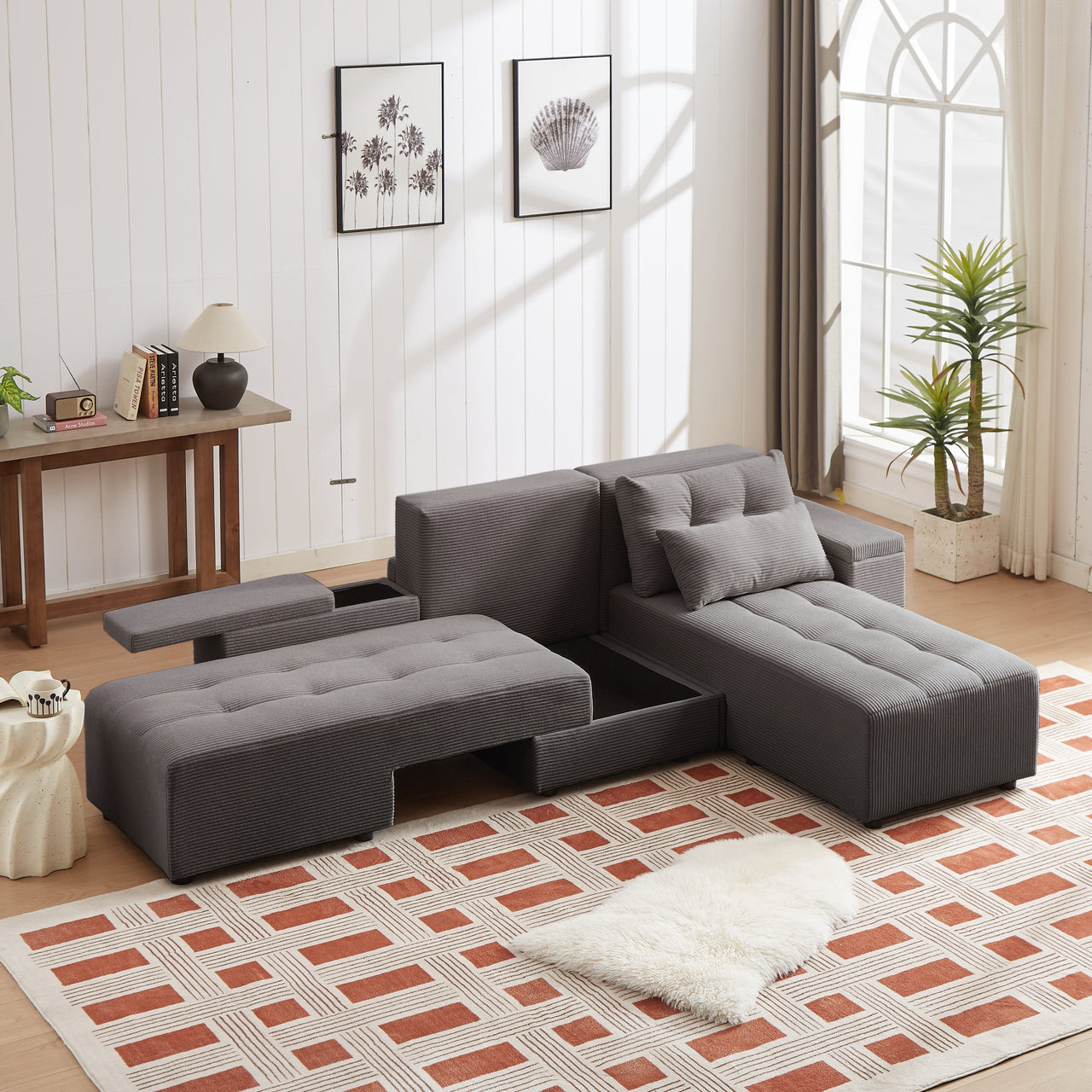 ZINNIA Convertible 3 in 1 Sleeper Sofa