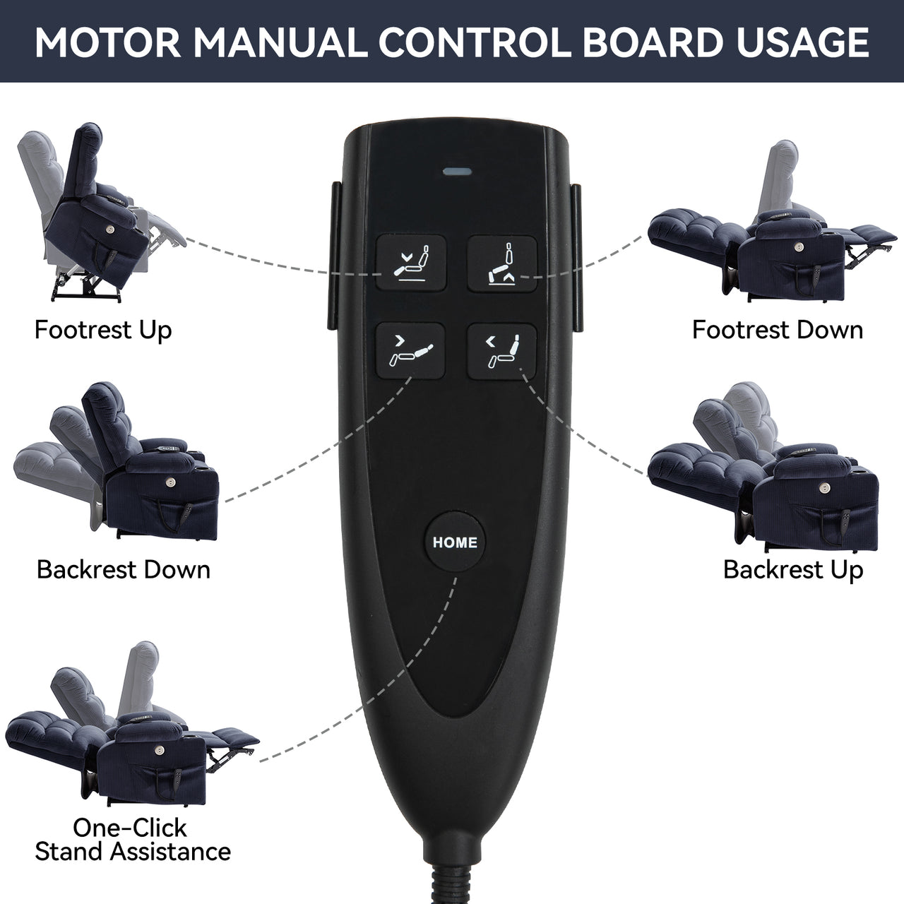 COZYLift Recliner with Heat Massage - 6602 L