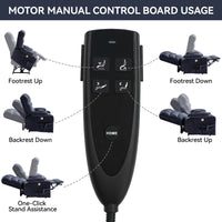 Thumbnail for COZYLift Recliner with Heat Massage - 6602 L