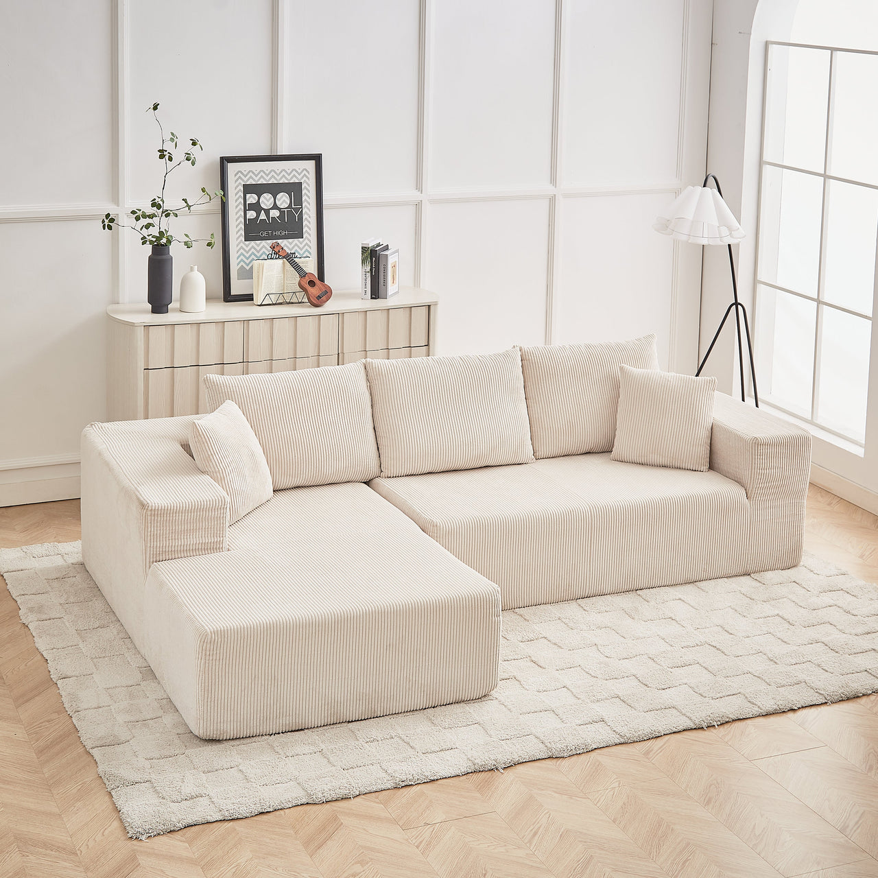 DORIAN 110" Sectional Sofa