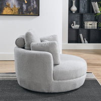 Thumbnail for JANELLE Oversized Swivel Chair 39