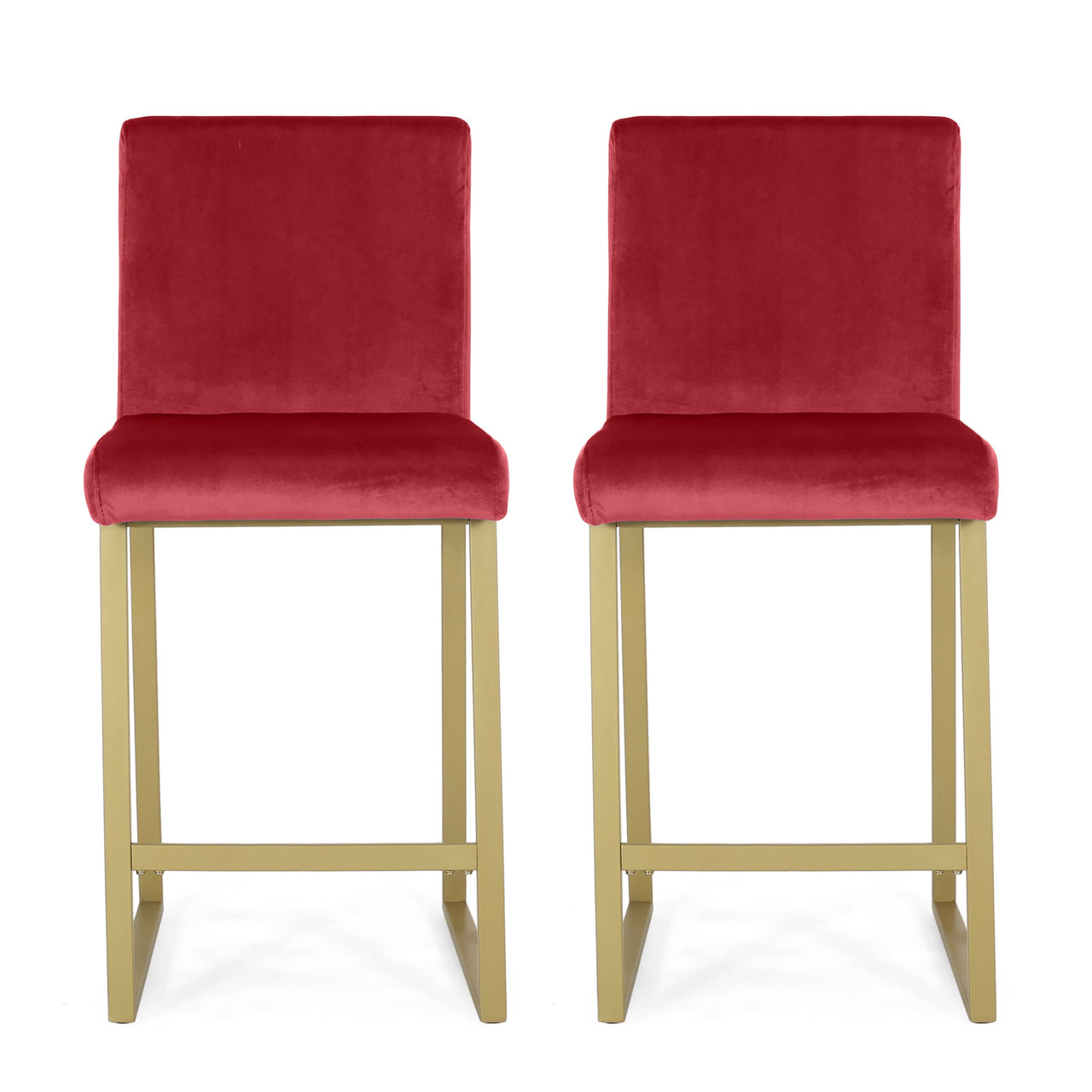 MYLORVA 18" Barstool Set of 2 Pcs