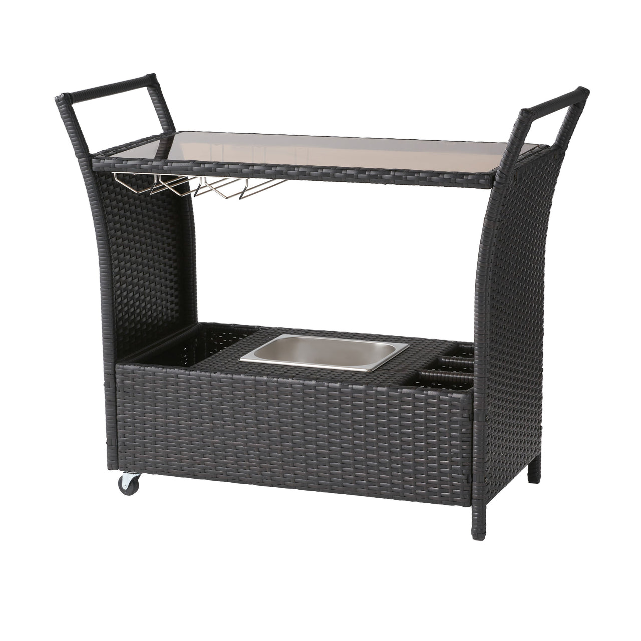 XURLEX 44" Bar Cart