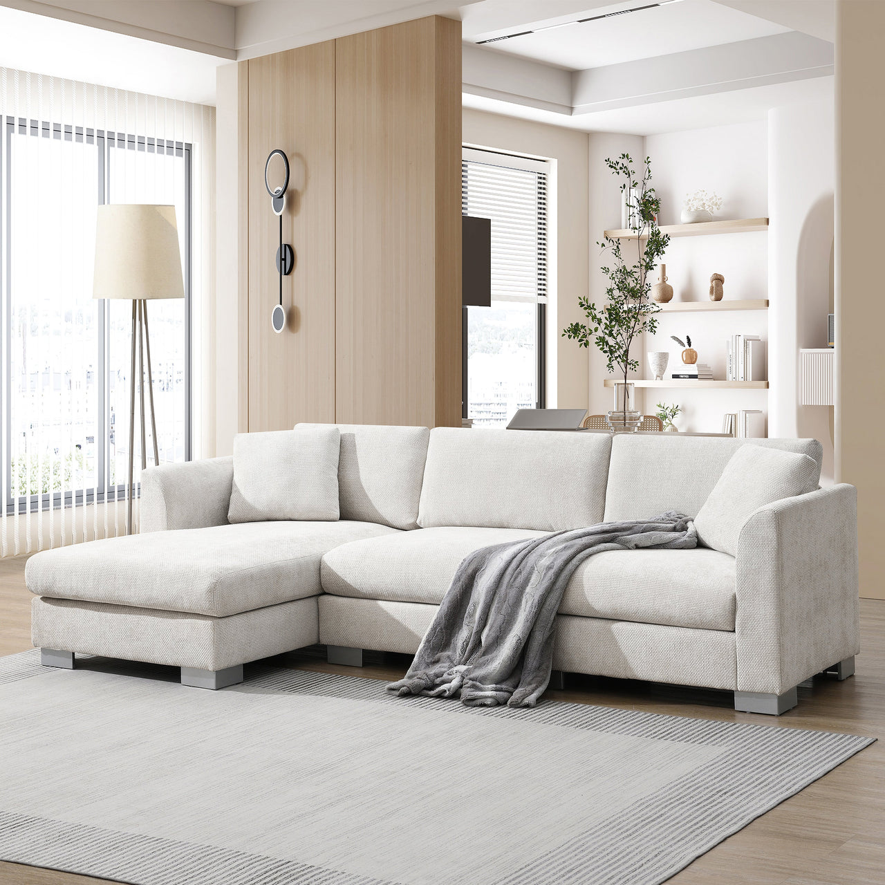 GRAVIX 96" Sectional Sofa