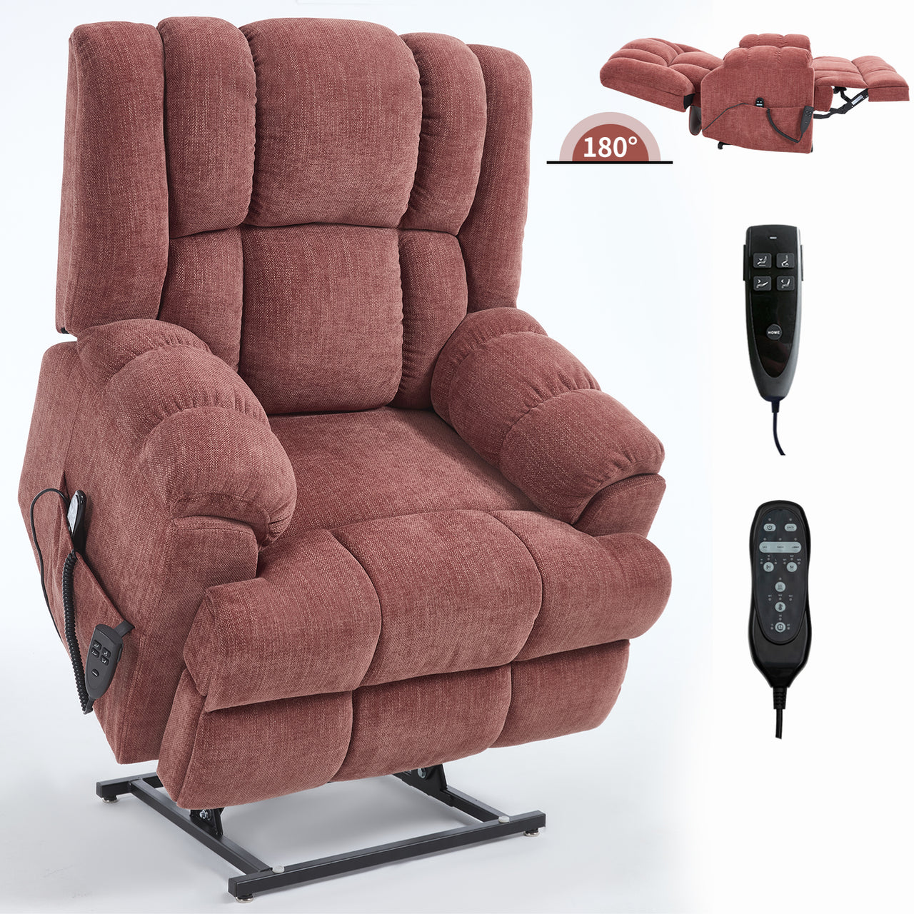 COZYLift 38" Recliner with Heat Massage - 8500 XL