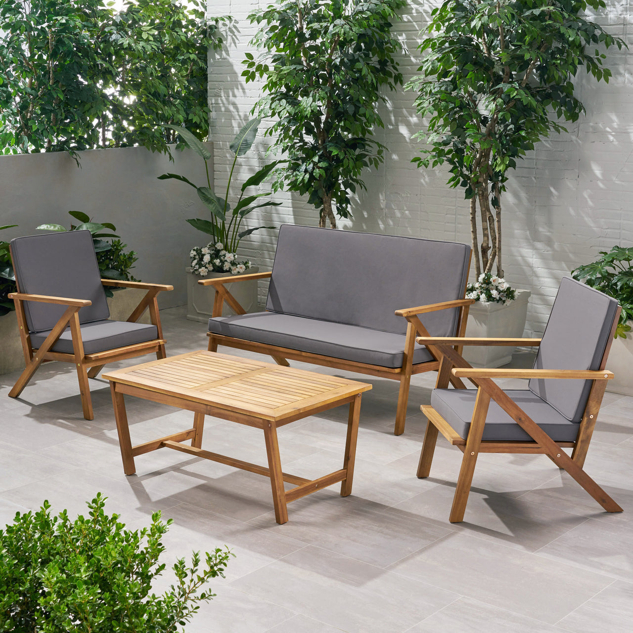 KYLTEX 55" Outdoor Chat Set