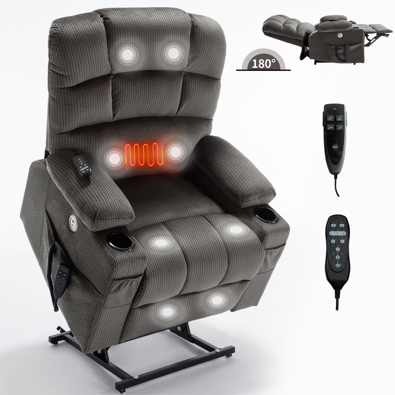 COZYLift Recliner with Heat Massage - 6602 L