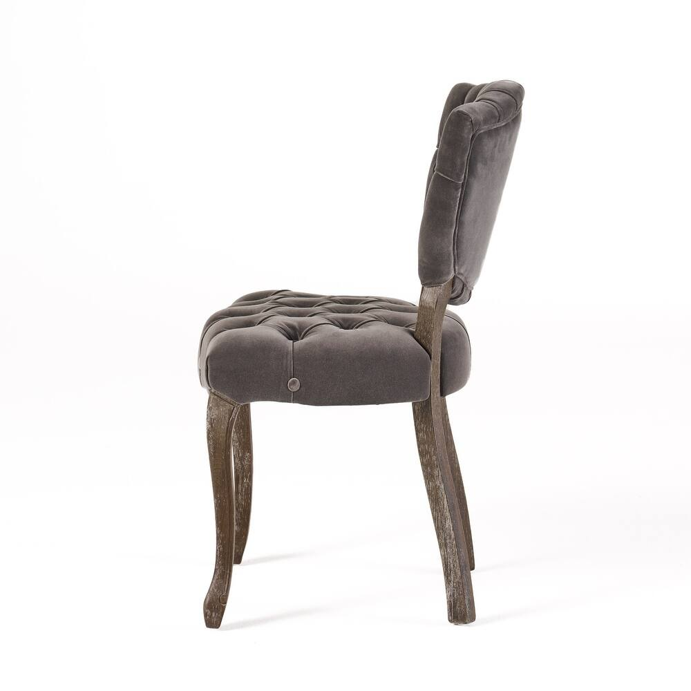 KYROVEXTA 21" Tufted Chair 2 Pcs