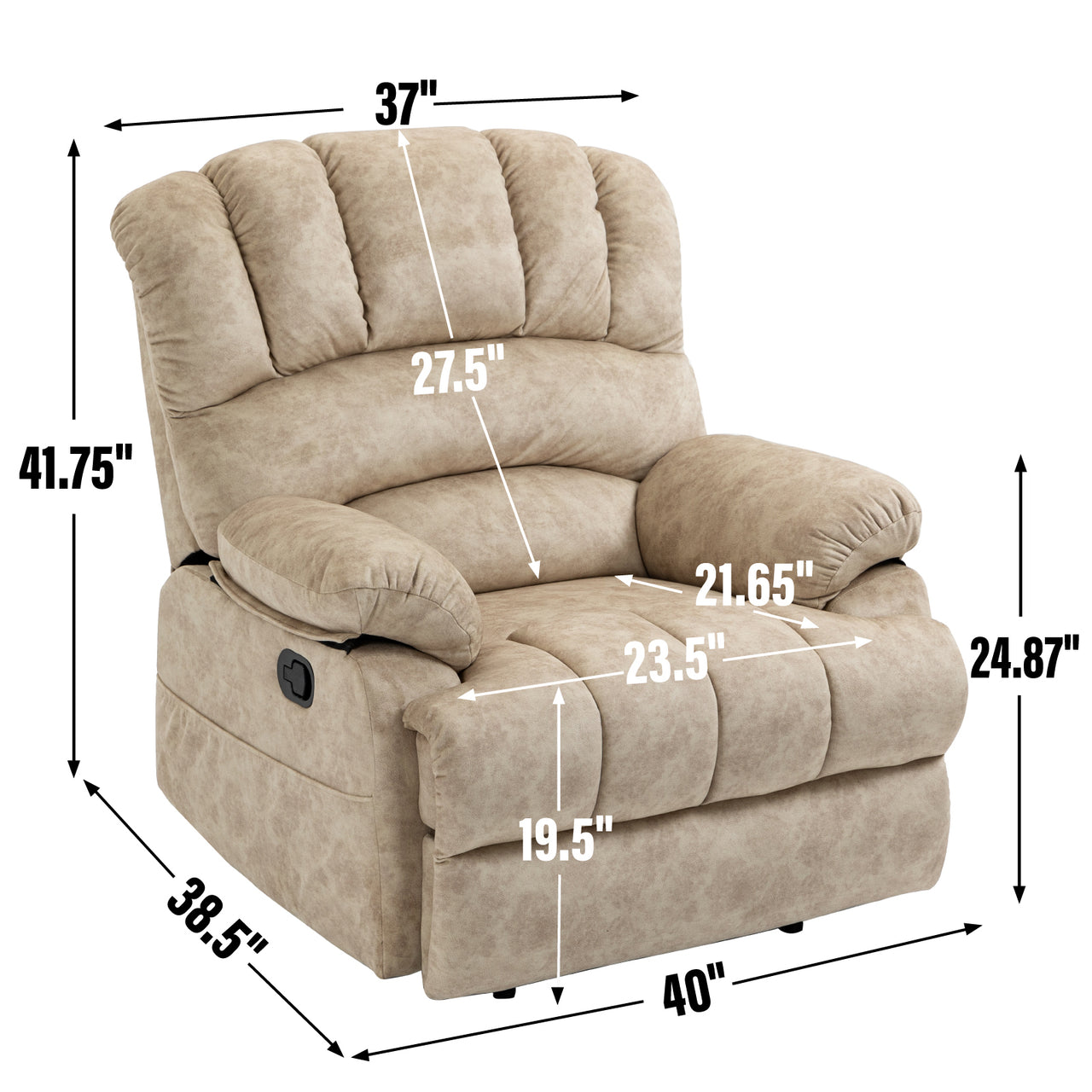 COZYLift 40" Manual Recliner - 0136