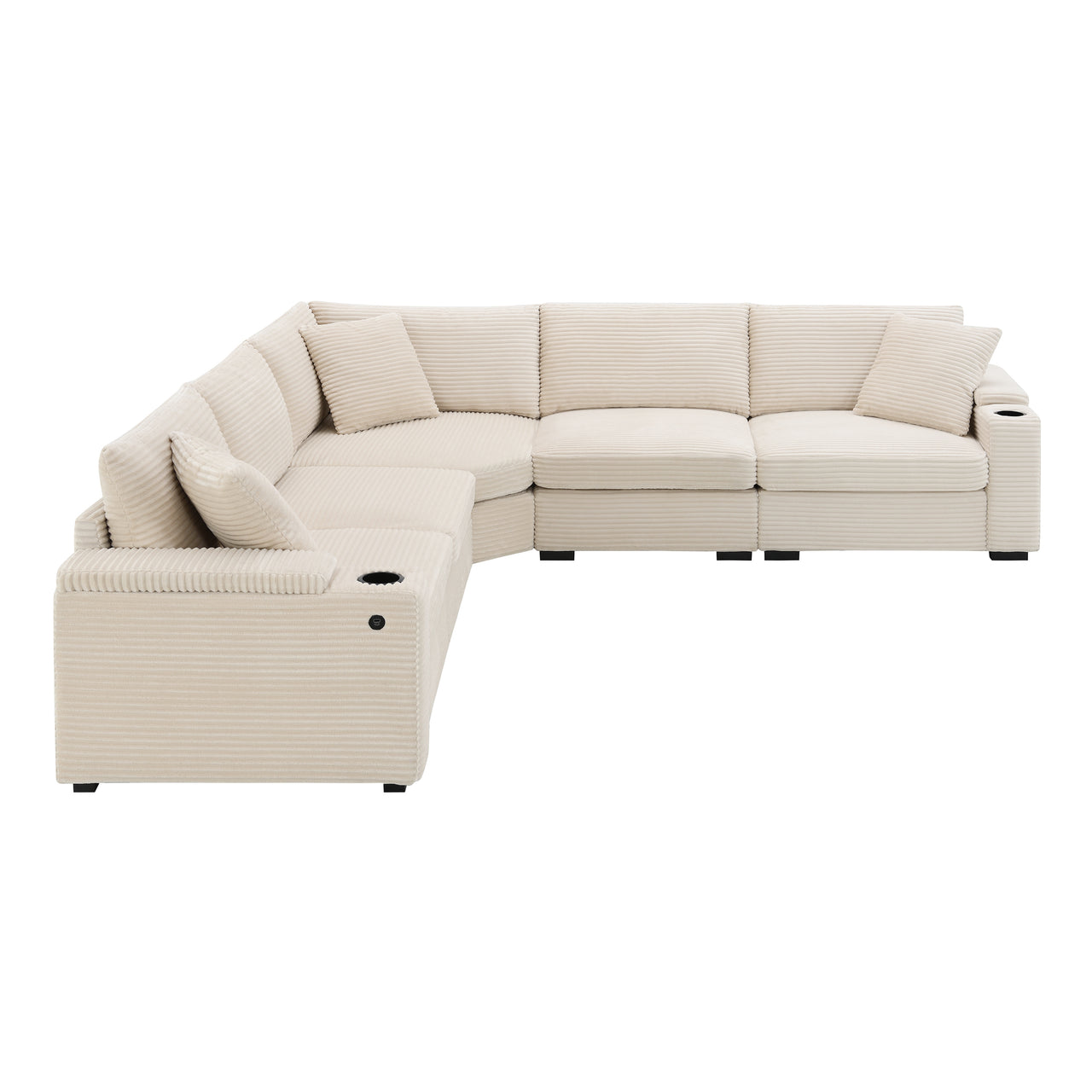 HYZORA 106" Sectional Sofa