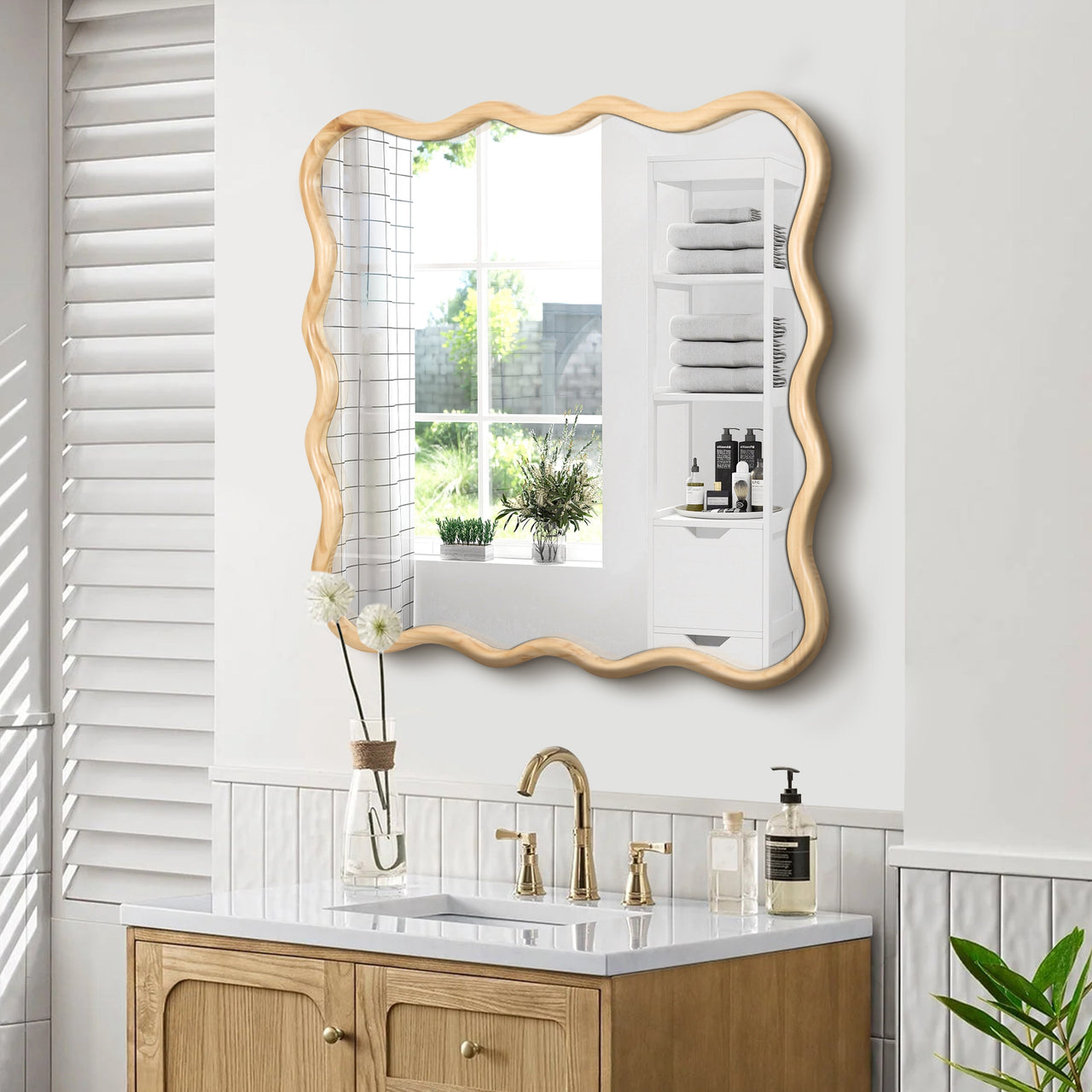 TREXAL 36" Square Mirror