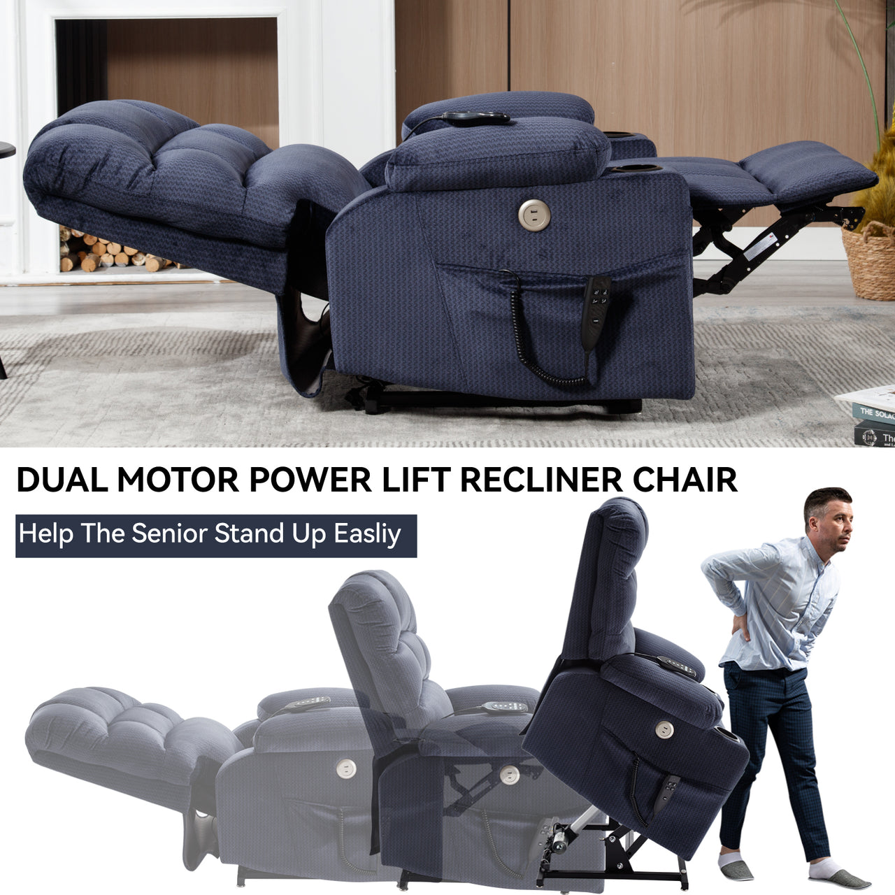 COZYLift Recliner with Heat Massage - 6602 L