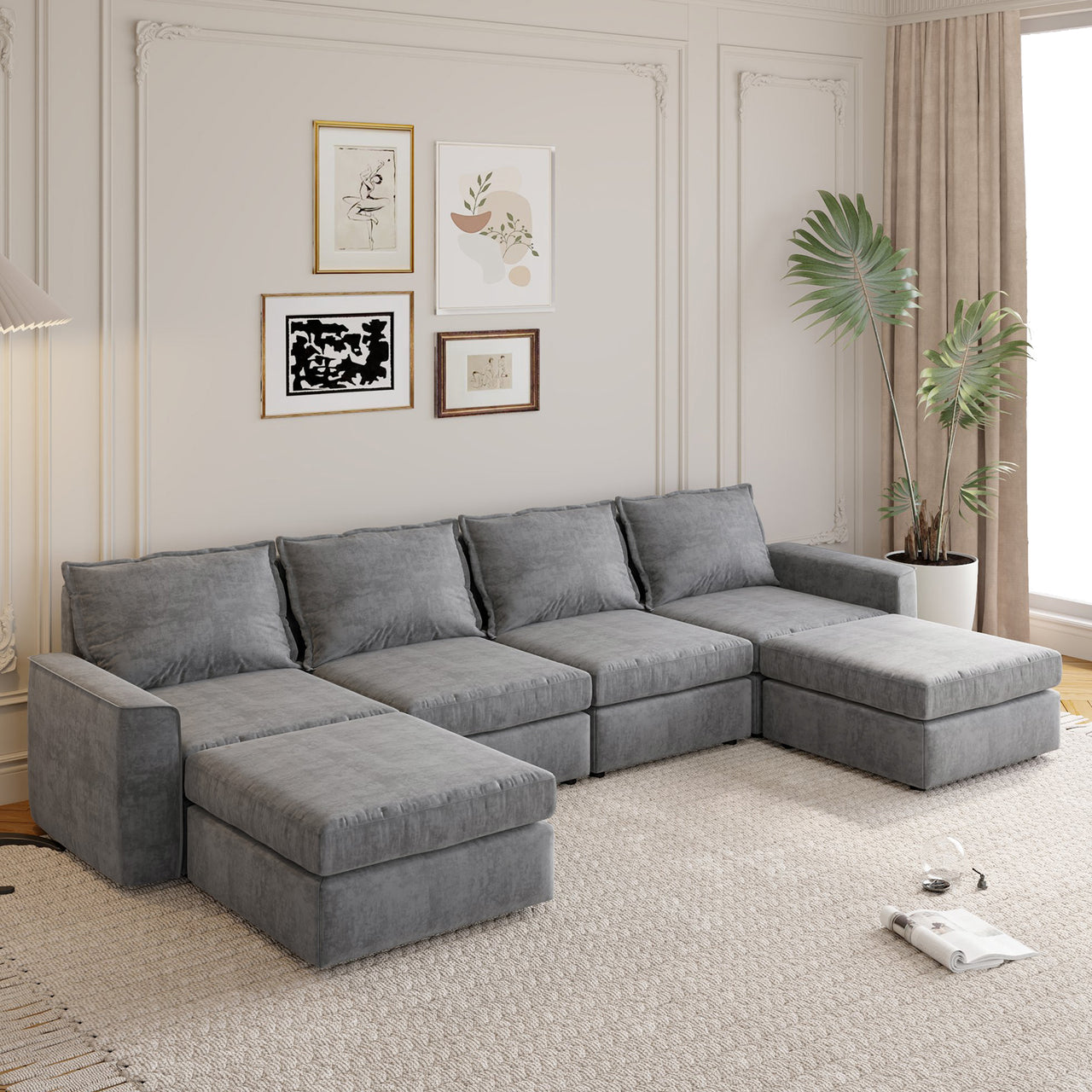 JASPER 115" Sectional Sofa