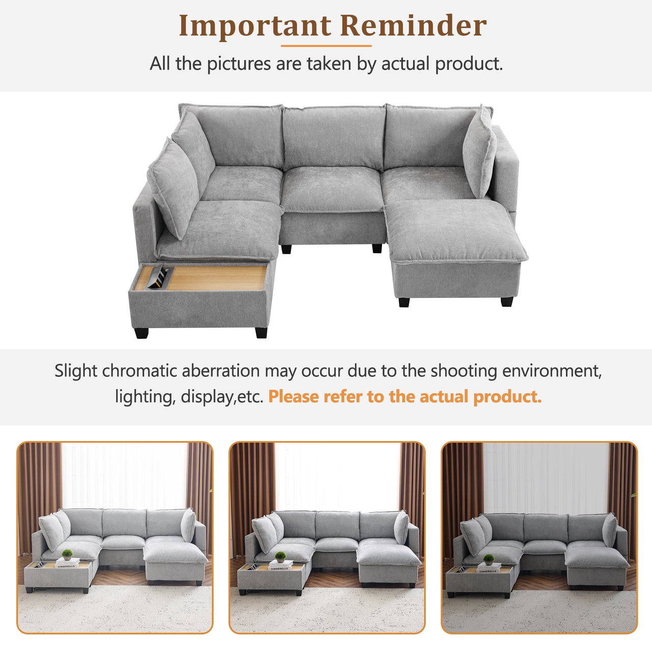 OPHYLEX 90" Sectional Sofa