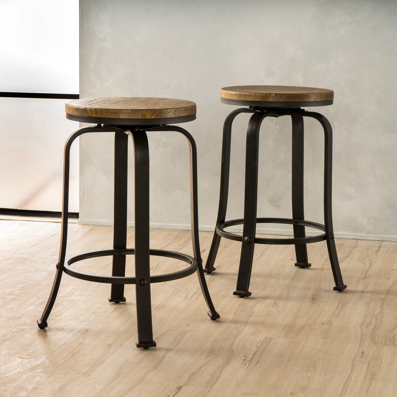 VORLUX 15" Counter Stool Set of 2