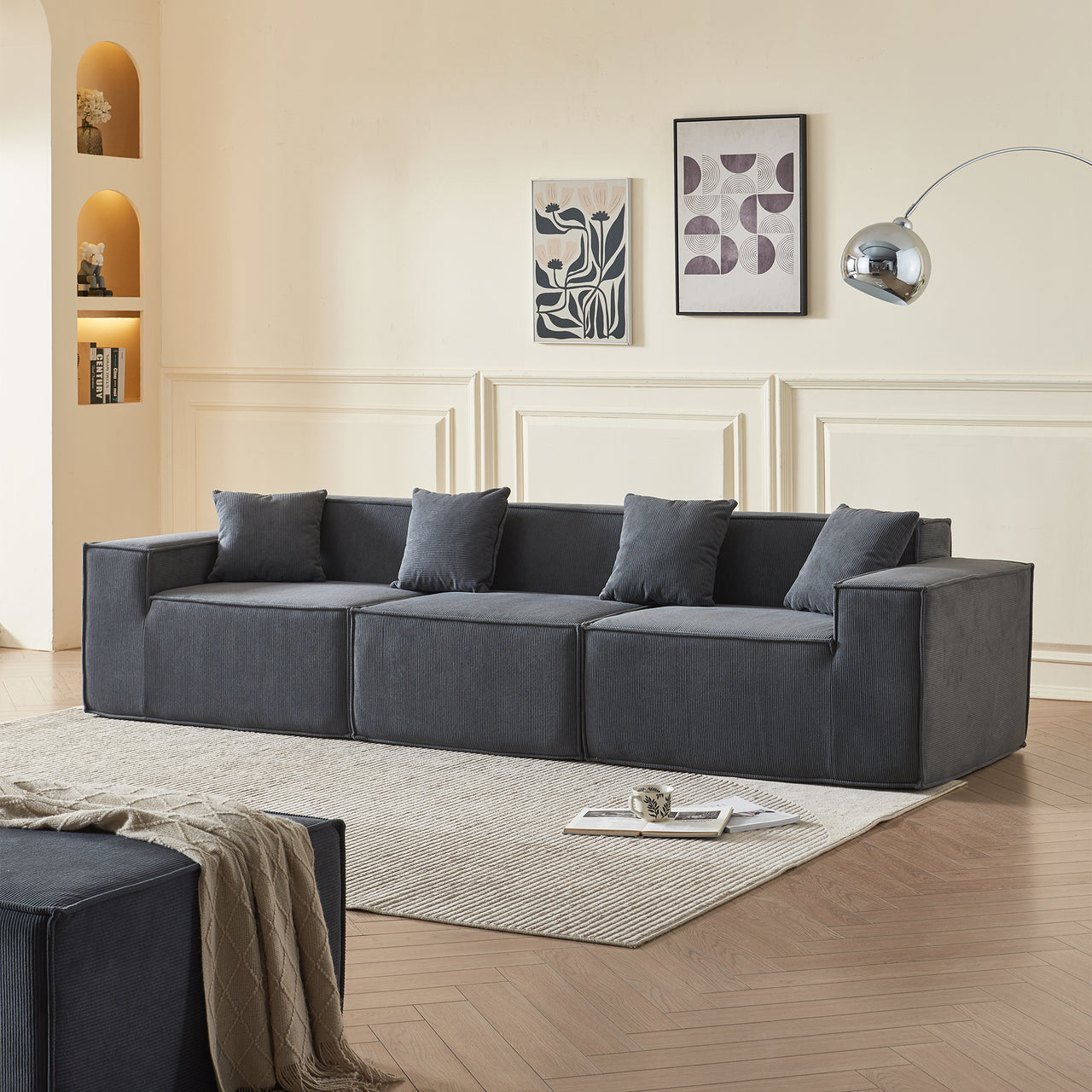 EDEN Corduroy Modular Sectional