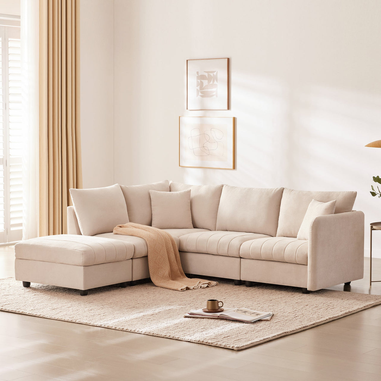 VORIXA 89" Sectional Sofa