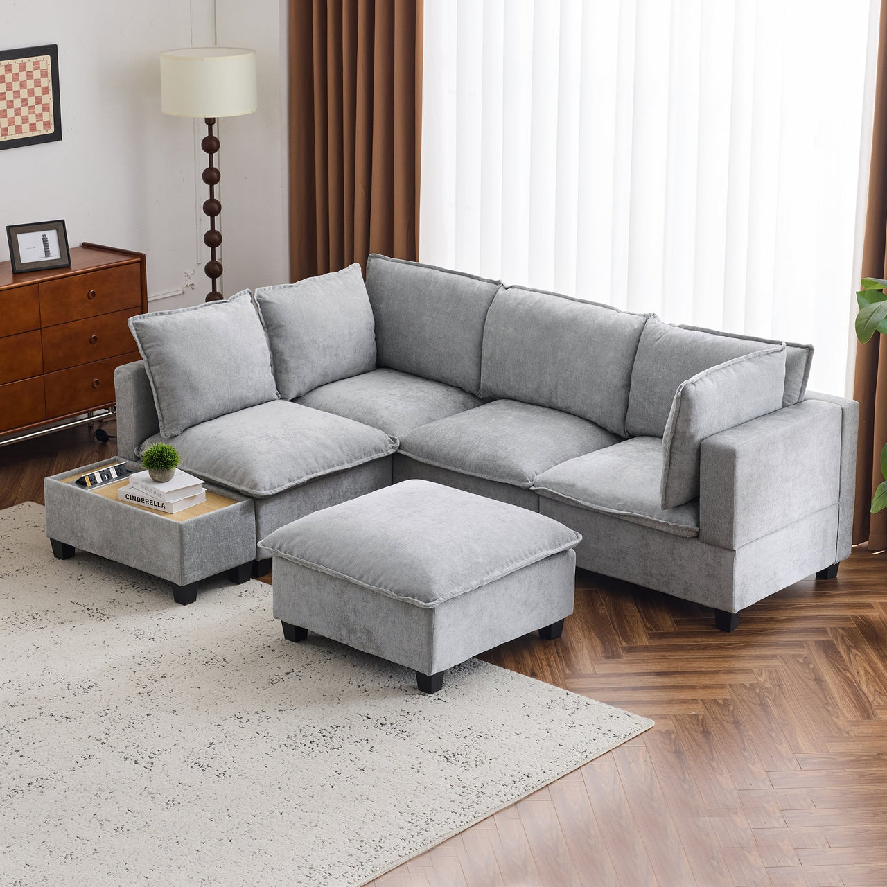 OPHYLEX 90" Sectional Sofa