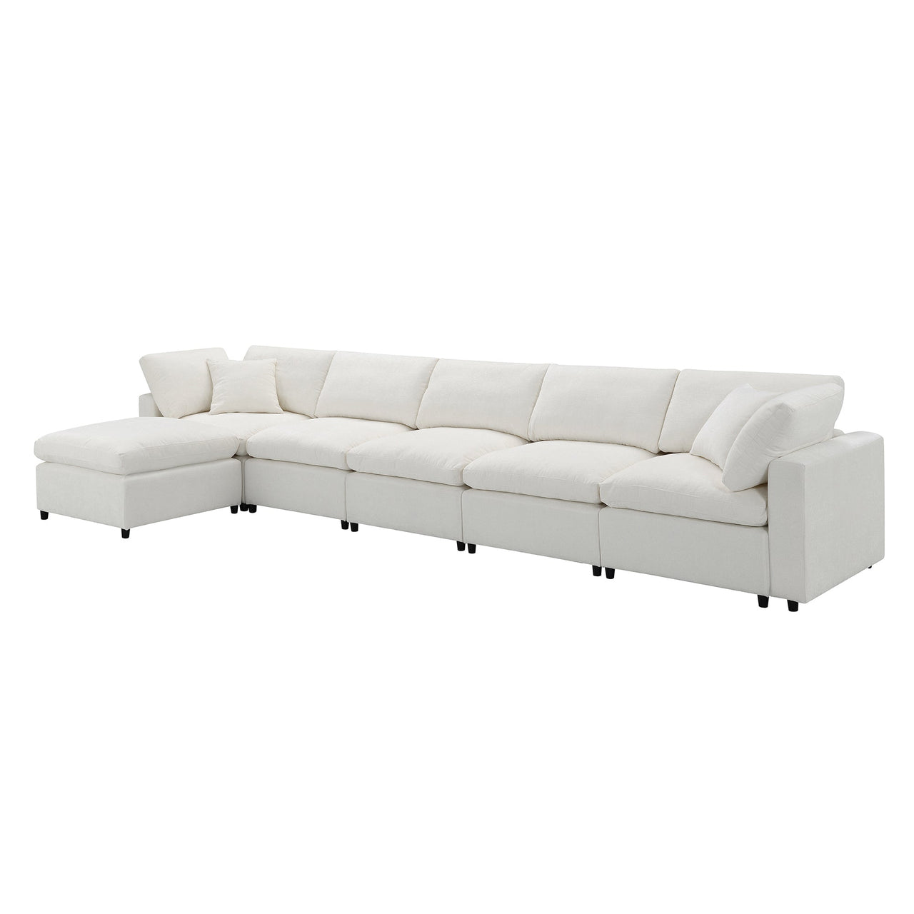 DEVROX 130" Sectional Sofa