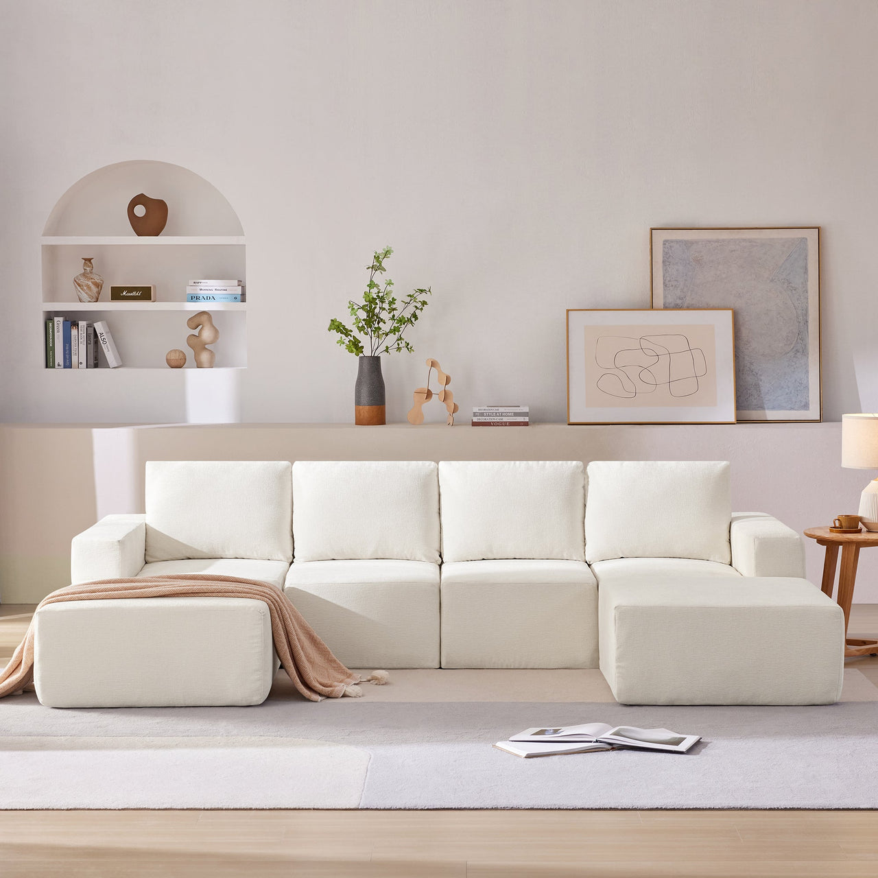 MAVYON 110" Sectional Sofa