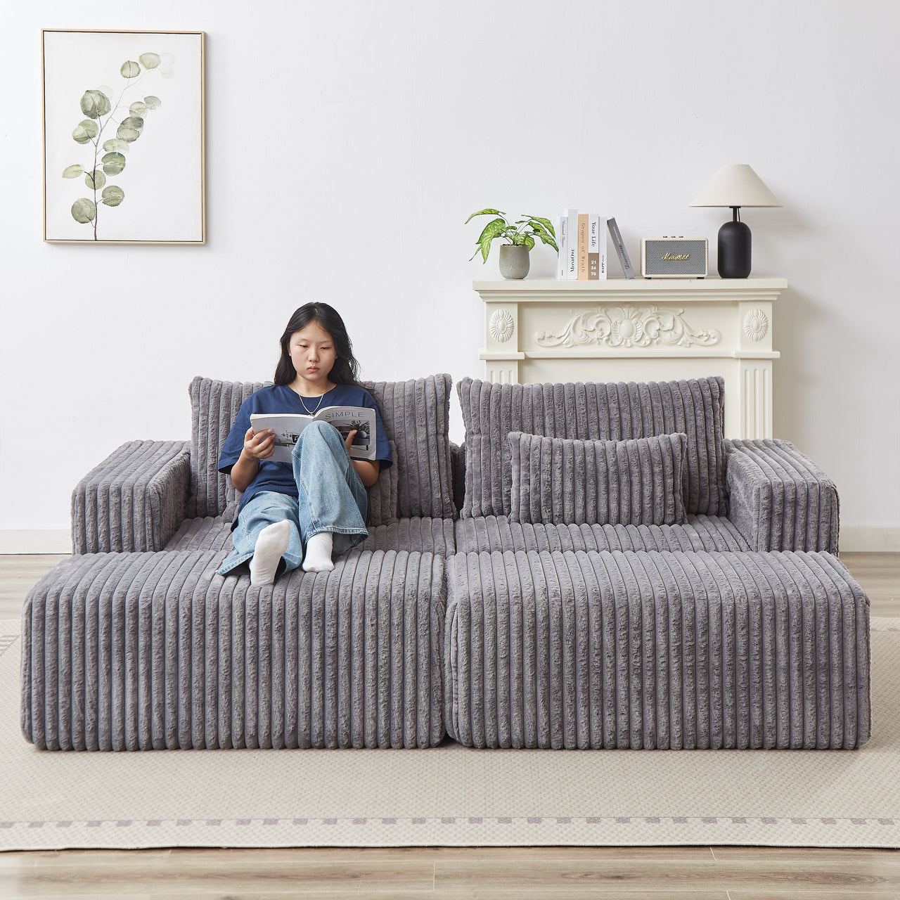 OPHELIA 87" Oversized Loveseat