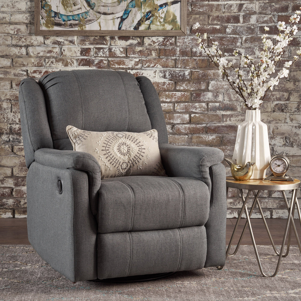 VELQUORIS 32" Swivel Recliner Chair