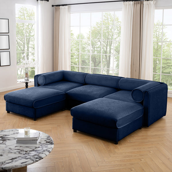 LAUREL Sofa Set with Ottomans