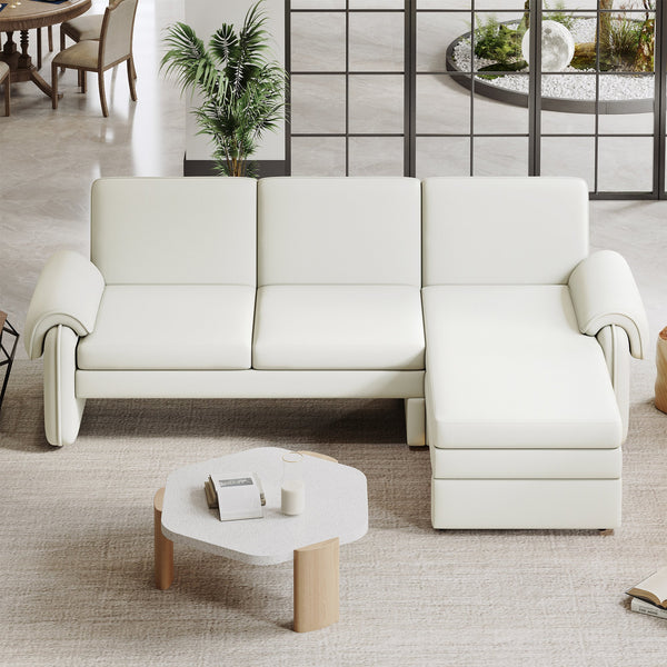 SYLOVAX Cozy Convertible Sofa