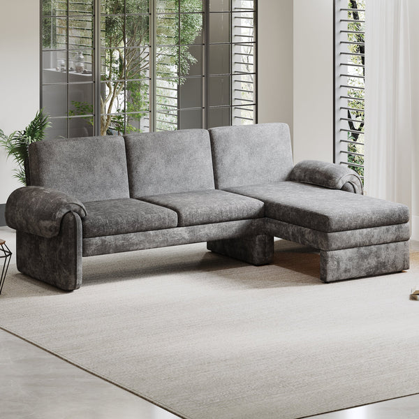 SYLOVAX Cozy Convertible Sofa