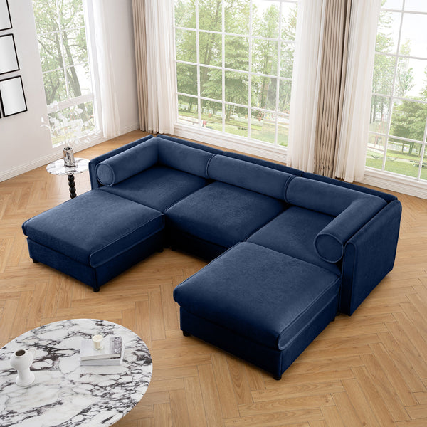 LAUREL Sofa Set with Ottomans