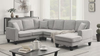 JORIVA 108" Sectional Sofa
