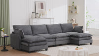 XOLTREX 137" Sectional Sofa
